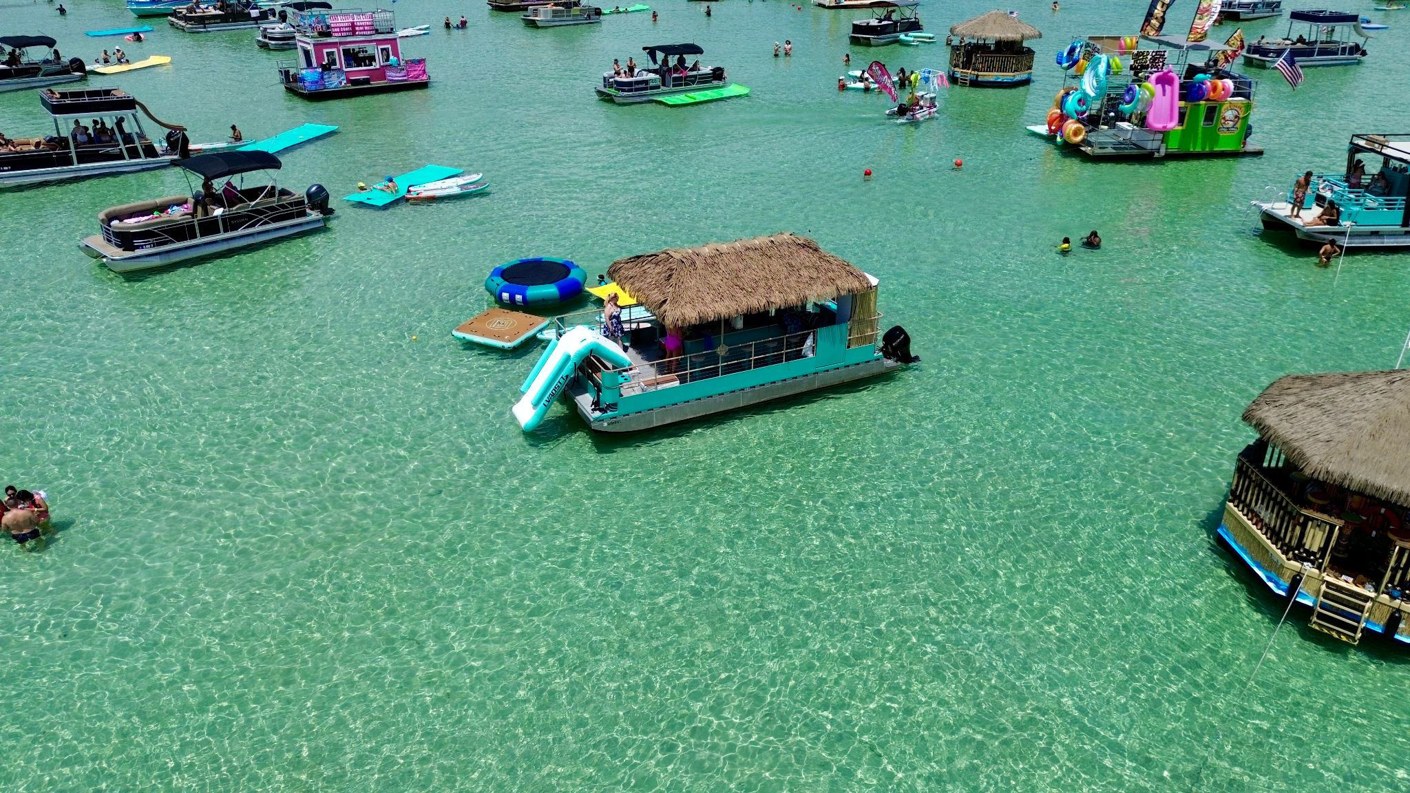 Crab Island Arial shot